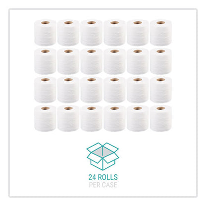 Bath Tissue, Individually Wrapped Rolls, Septic Safe, 2-ply, White, 400 Sheets/roll, 24 Rolls/carton