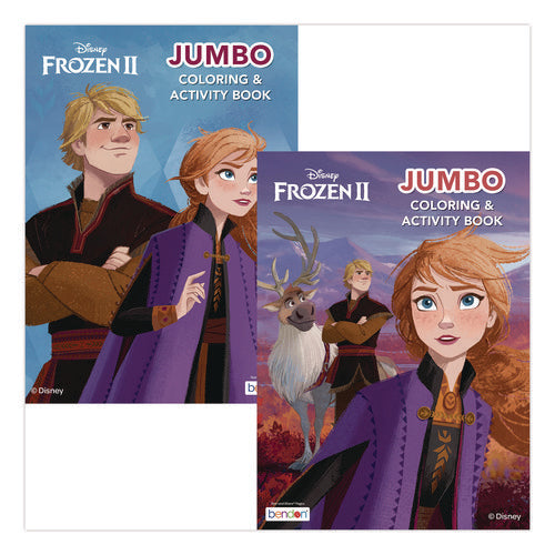 Disney Frozen 2 Jumbo Coloring And Activity Book, Ages 3 And Up, 10.75 X 7.75 Sheets, 64 Pages