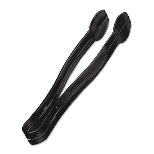Caterline Tongs, Plastic, 9", Black, 48/carton