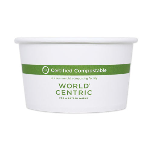 Paper Bowls, 12 Oz, 4.5" Diameter X 2.5" H,  White, 500/carton