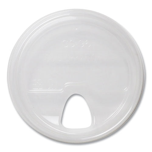 Pla Clear Cold Cup Lids, Fits 9 Oz To 24 Oz Cold Cups, Plastic, Clear, 1,000/carton