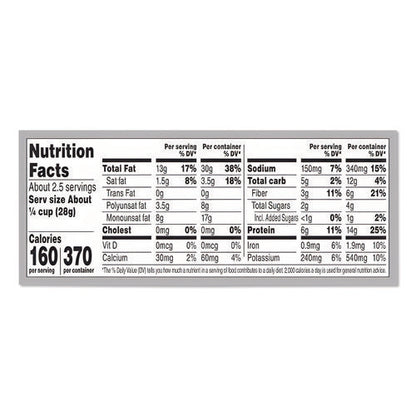 No Shells Sea Salt And Pepper Pistachios, 2.25 Oz Pack, 8/box