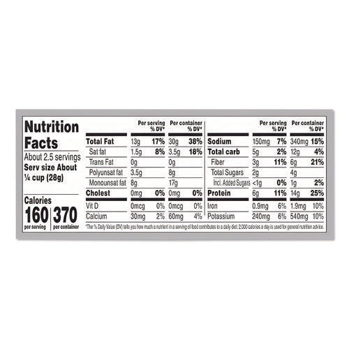 No Shells Sea Salt And Pepper Pistachios, 2.25 Oz Pack, 8/box