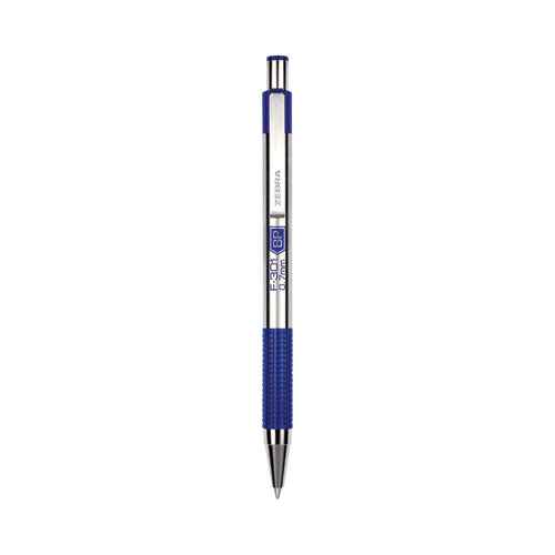F-301 Ballpoint Pen, Retractable, Fine 0.7 Mm, Assorted Ink And Barrel Colors, 4/pack